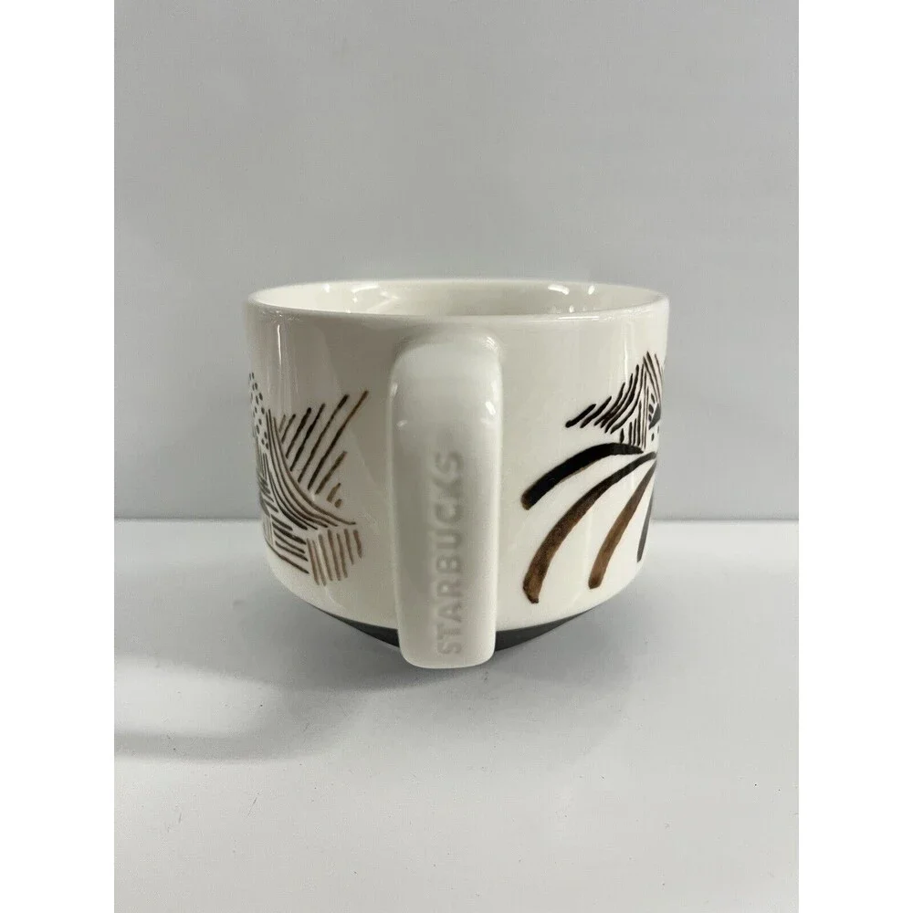Starbucks Coffee Mug Artisan 2014 Series 03/08 Brown House Land Ceramic Canadian - Picture 8 of 13